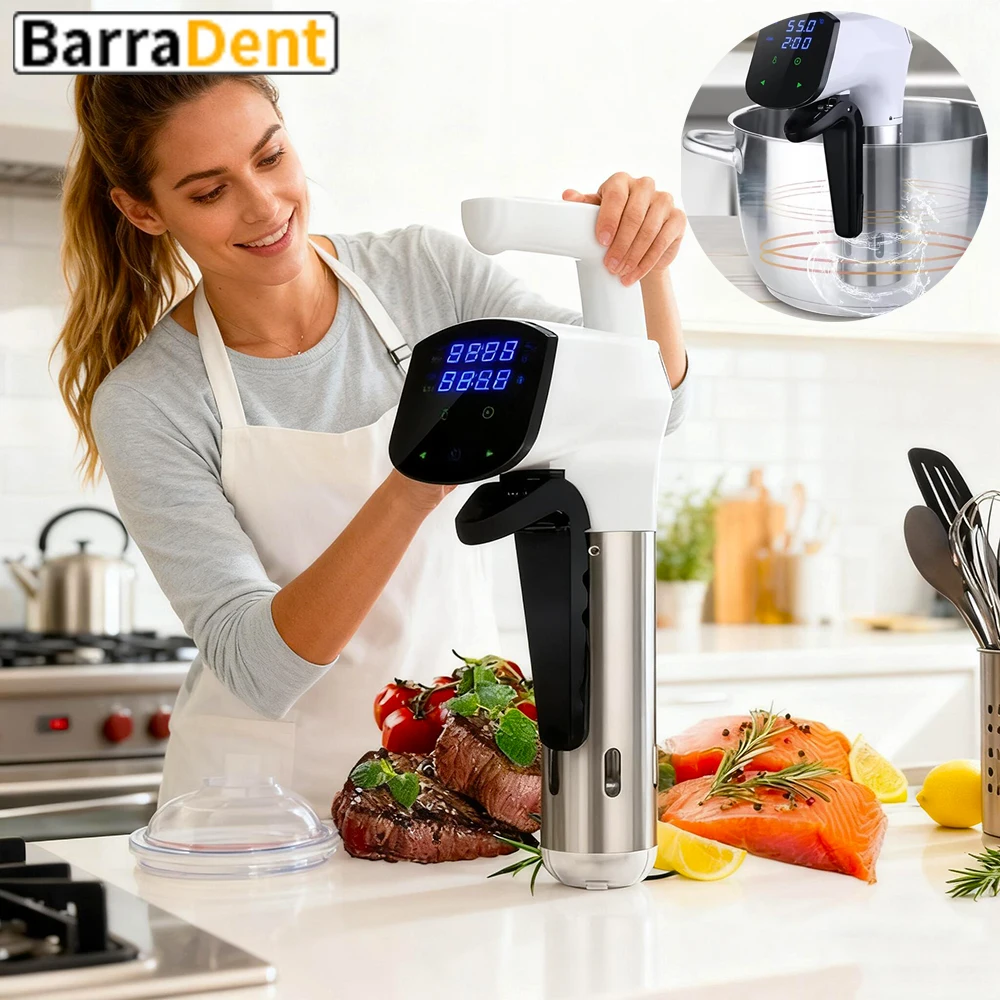 SmartChef Sous Vide Machine 1800W WIFI APP Control IPX7 Waterproof Circulator Precision Cooker Time Saving for Beef Chicken Fish