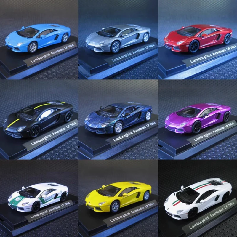 Kyocho Made 1:64  Aventador LP700 Alloy Model Car Adult Souvenir Classic Static Display Collection Toy Gift