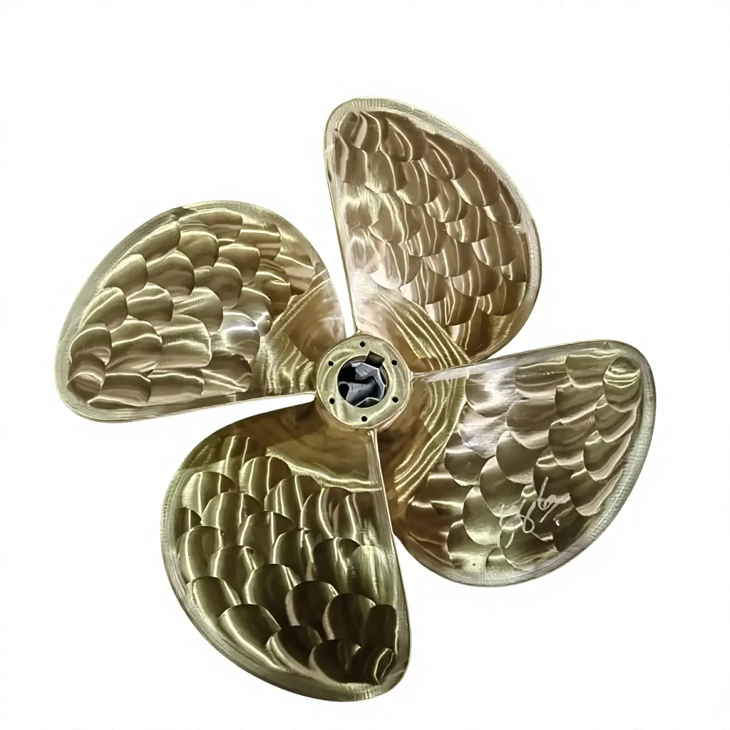 High-Speed New Copper Outboard Propeller Marine Boat Ship Industrial Machinery Made of Copper  Material