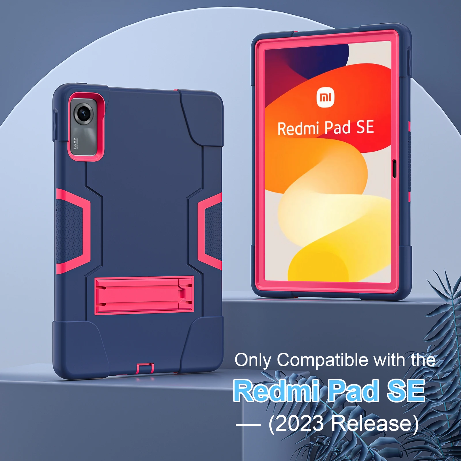 Heavy Duty Rugged Case for Xiaomi Redmi pad SE 11 inch 2023 Protective Tablet Cover for Redmi Pad SE 11