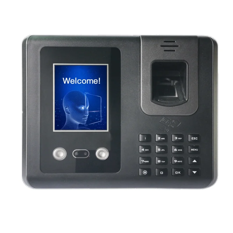 

Timmy Fingerprint Time Recording Face Recognition Time Attendance Clock Machine with Backup Battery
