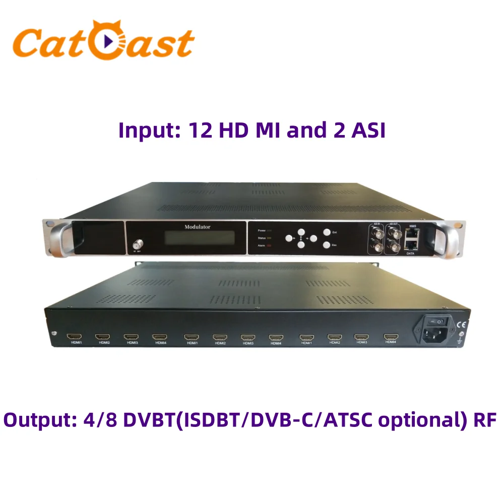 

Цифровой ТВ Headend System от 12 Hd до 4/8 Dvb-c/dvb-t/isdb-t модулятор Ip-энкодер модулятор