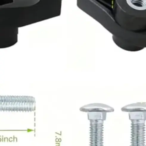 Handle Bolts Bundle Featuring 2 Handles and 4 Bolts Optimized for Repeated Use in Workshop Home Garage and Craft Environments
