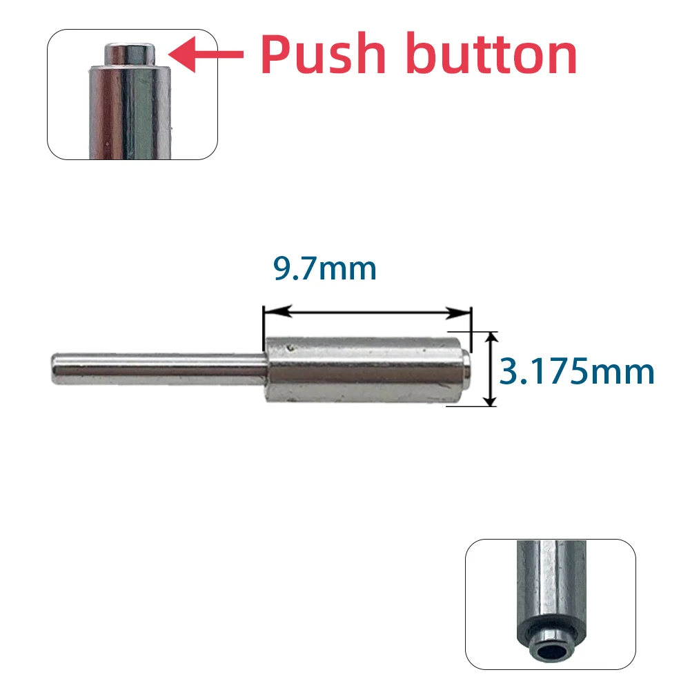 10 sztuk wrzeciono dentystyczne 12.6/12.75/13.95/10.8/11.8mm do rękojeści NSK kv wh sirona klucz przyciskowy typ wału wrzeciona