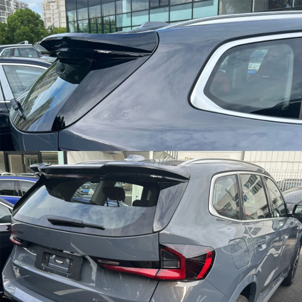 

Задний спойлер на крышу для BMW New X1 U11 IX1 2023 2024, накладка на крышку багажника, стиль MP, глянцевый черный
