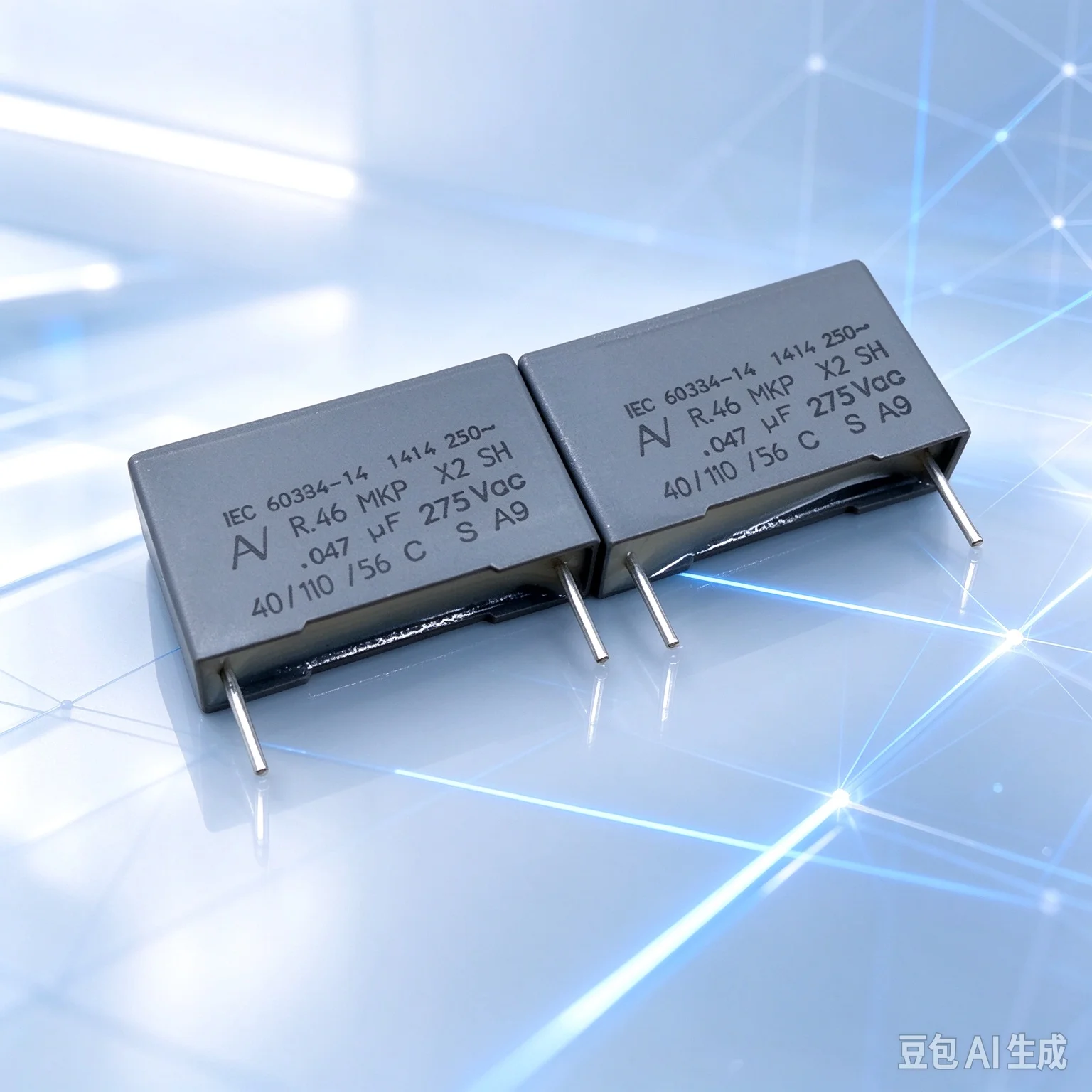 高品質kemet-av-mkp-r46-0047μf-47nf-473-275v-310v-安全フィルムコンデンサ-p15-100個