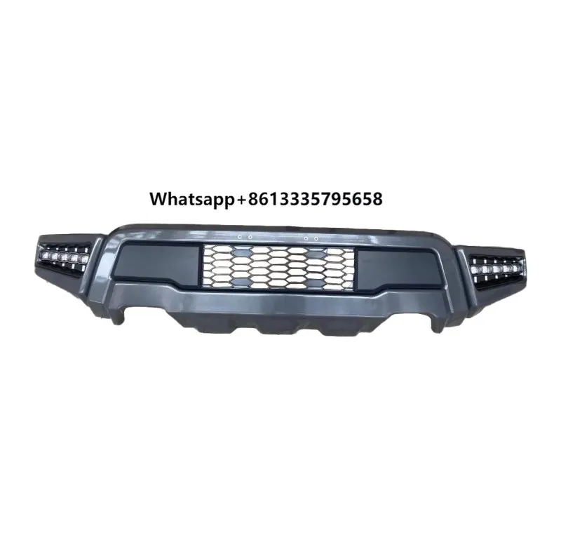 

For Ford F150 Raptor 2022 Front Bar With Light Musixia Black Steel Front Bumper 4x4 Off-road Pickup With Winch Bracket Parts