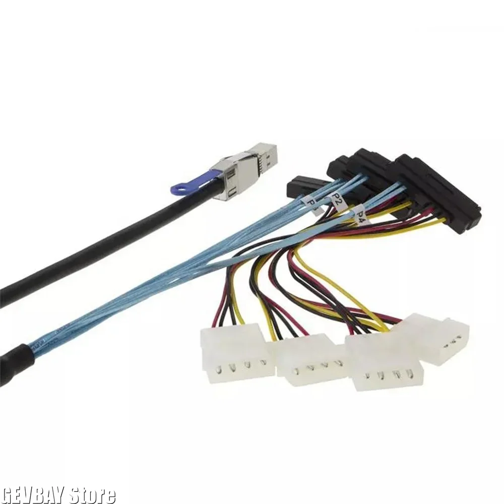 SFF-8644 To SFF-8482 Cable for Server SwitchComputer Accessories 1m 2m New G0502 External Hard Disk Cable Mini SAS Cable