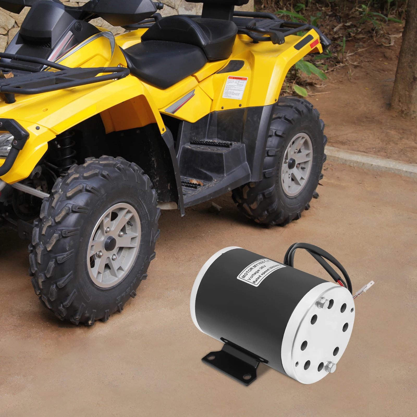 36V 1000W DC Hochgeschwindigkeits-Bürstenmotor, Drehzahlregelung für Elektromotorräder, Elektrofahrräder, Roller, Go-Karts und Vierrad-Motorräder – Detail 2