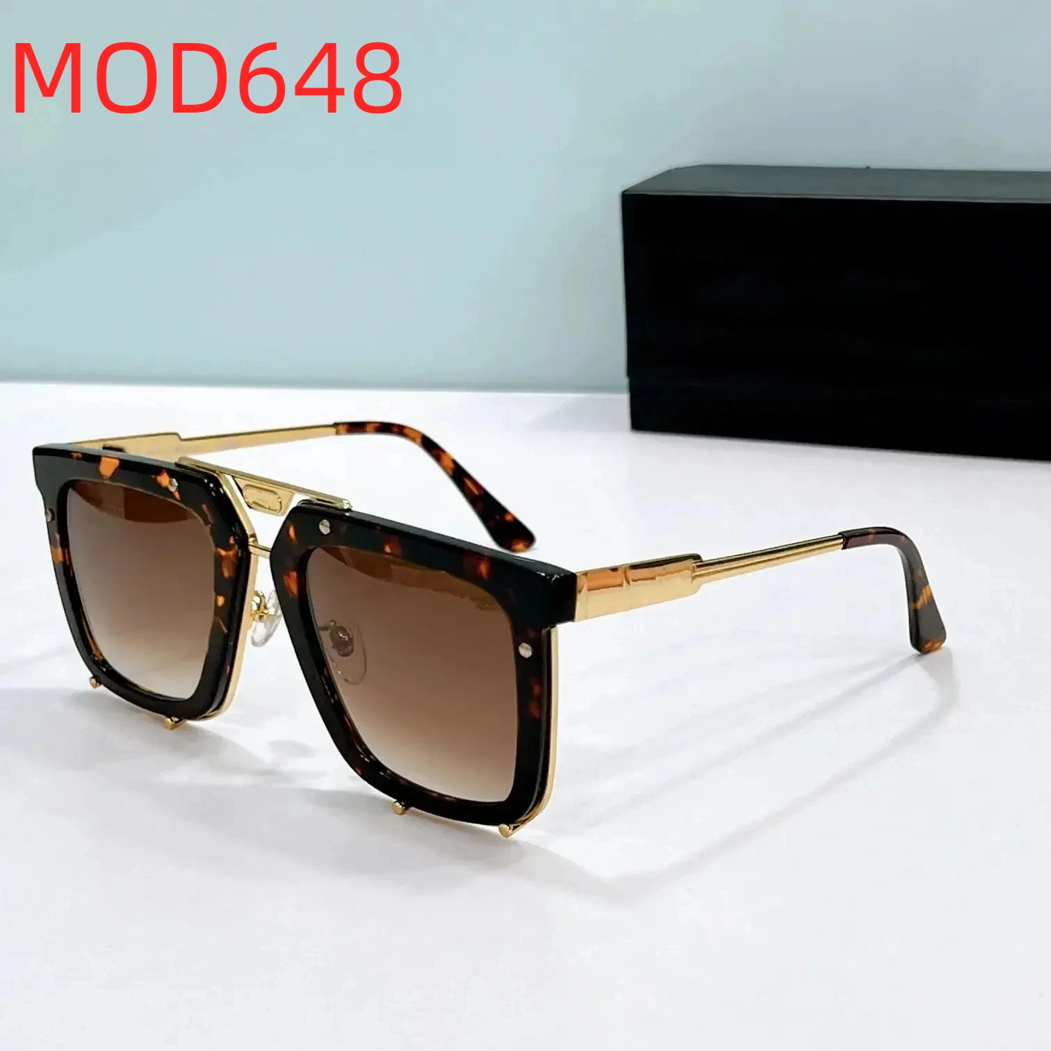 

New Arrival For SK CAZA MOD648 Premium Alloy+Acetate Frame Men Eyewear Luxury Trendy UV400 Driving Anti-Glare Women Sunglasses