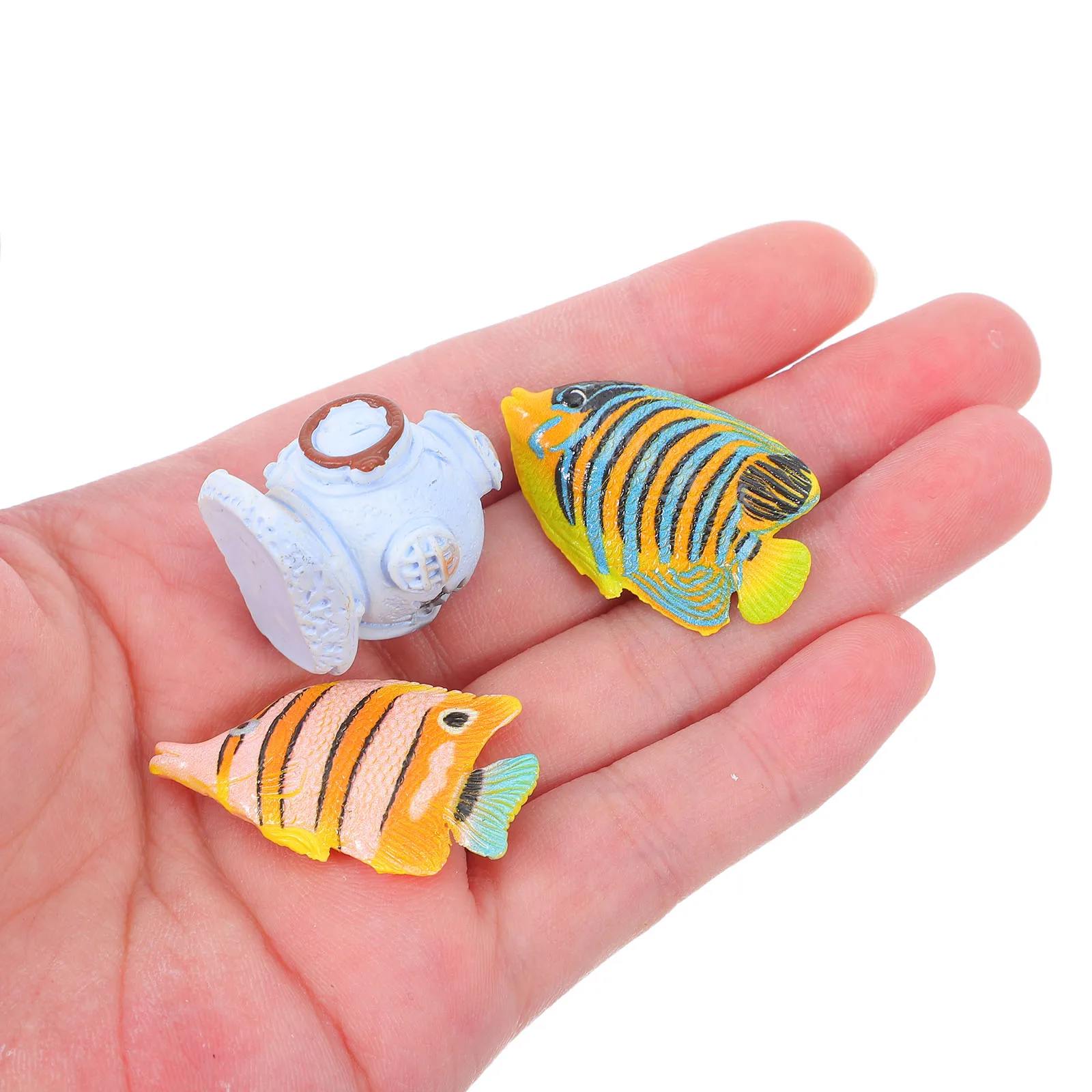 

15pcs Mini Resin Ocean Animal Underwater Marine Creatures Micro Landscape Decorations For Fish Tank Aquarium Fairy Garden