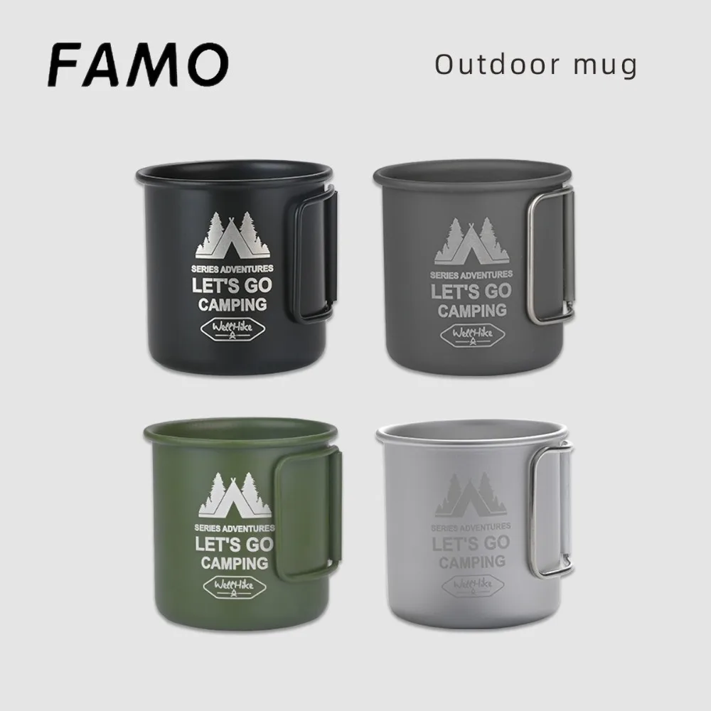 

300 мл титанового цвета, чашка для кемпинга, складная портативная кружка для кофе, чая, вина, пешего туризма, альпинизма, уличной посуды для напитков