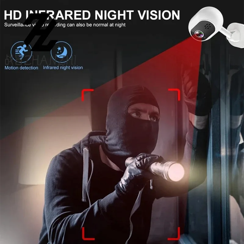 1Set A4 1080P Smart Mini Wifi IP Camera Indoor Wireless Cam Security Home CCTV Surveillance Cam +Auto Tracking On Iwfcam App