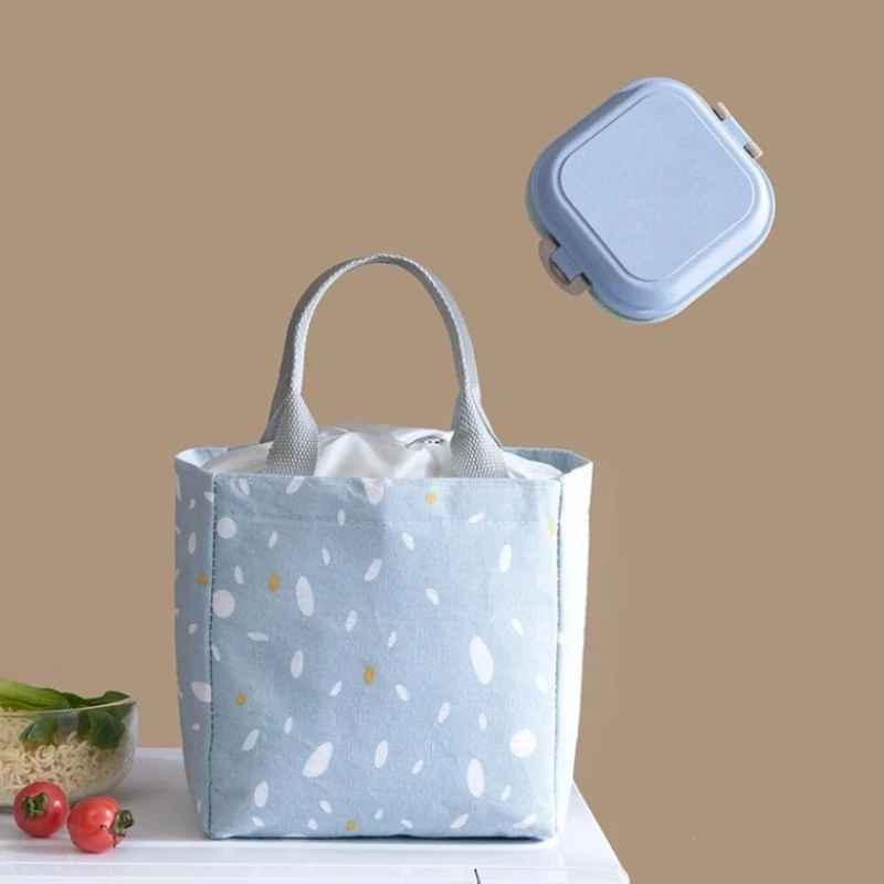 Women's Fashion Trendy Cute Lunch Tote Bag Reusable Insulated Food Storage Bag Suitable for Work