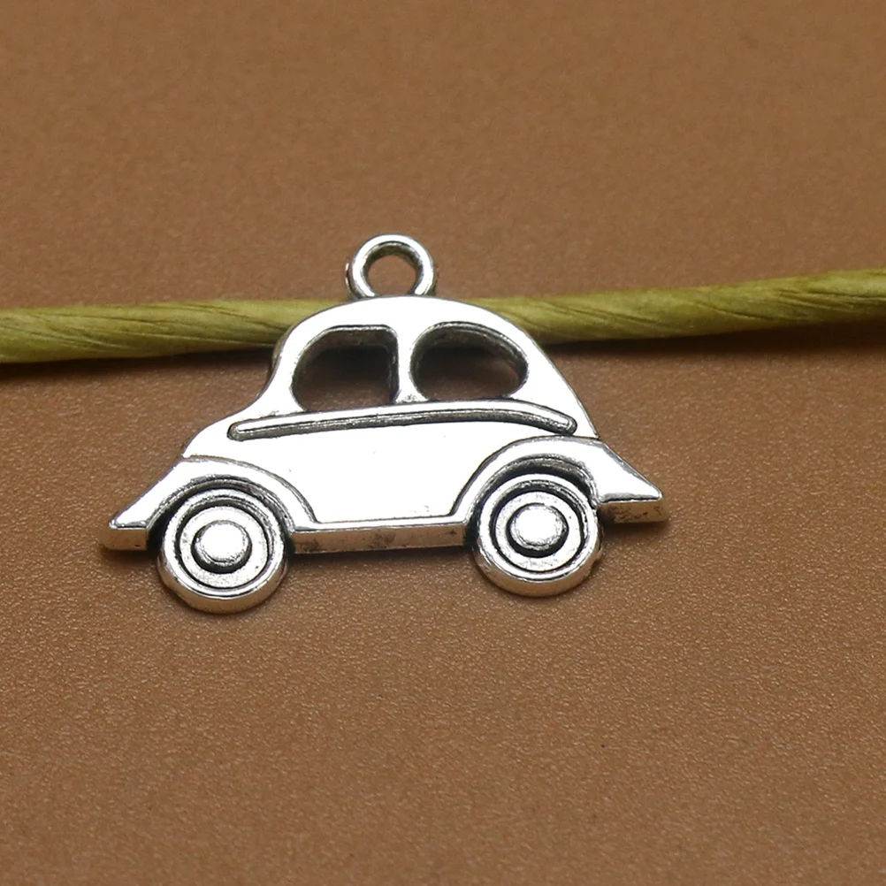 

50Pcs Alloy Car Pendant Charm DIY Jewelry Making Hollow Style Necklace Bracelet Accessories Keychain Alloy Pendant Charm