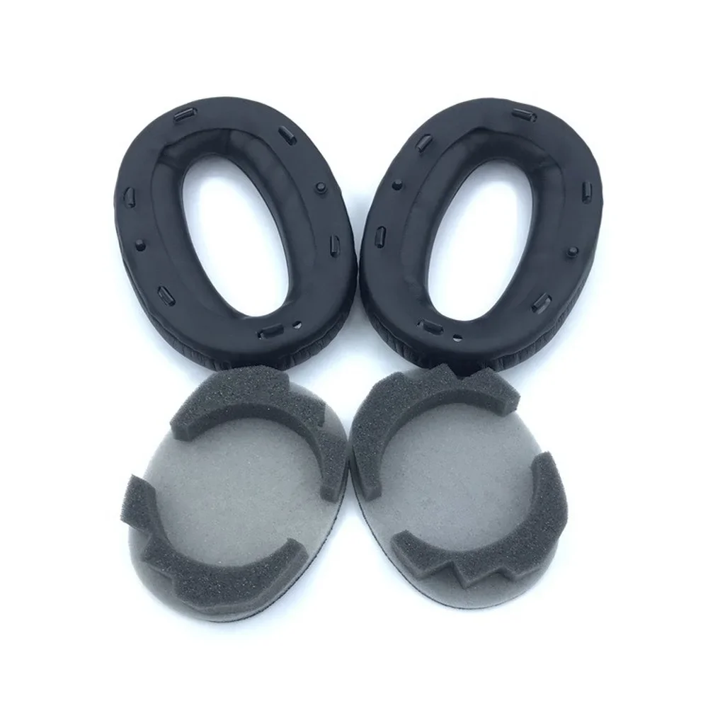 Ersatz-Ohrpolster für Sony MDR-1000X XM2 XM3 XM4 XM5 Kopfhörer, Memory-Schaum-Ohrpolster, hochwertige Ohrpolster, Headset-Lederhülle – Detail 5