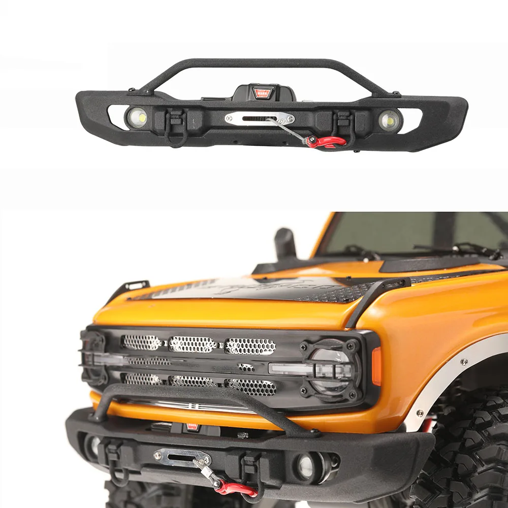 Front Bumper for 1/10 RC Crawler Car Traxxas AXIAL SCX10 JEEP TRX4 BRONCO Diy Parts