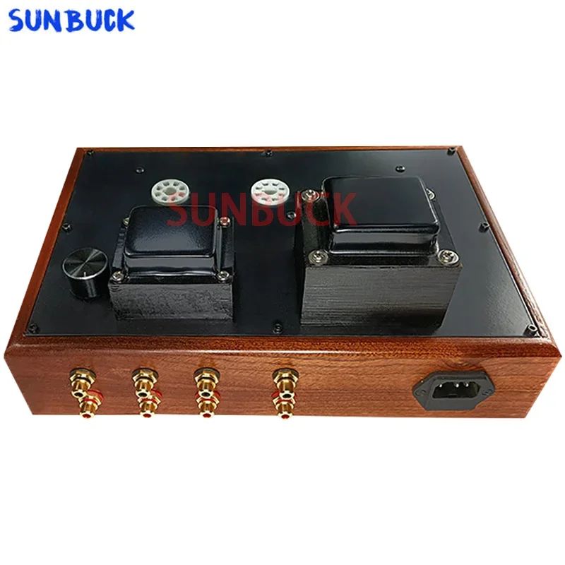SUNBUCK Amplifier Audio HiFi, Preamp tabung Audio HiFi dapat disesuaikan 6N8P 6SN7 CV181