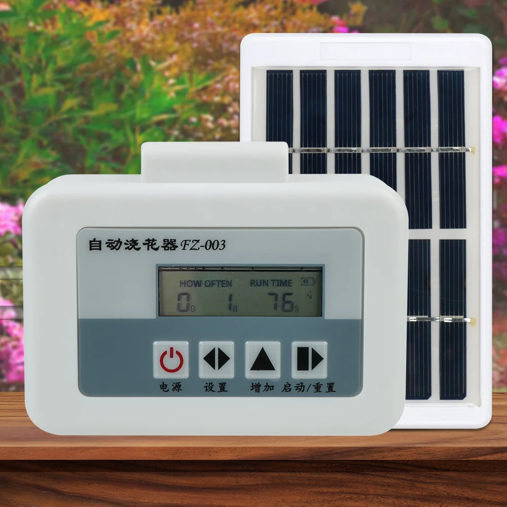 Timer Irrigation System Garden Dripper Solar Energy Watering Device Smart Potted Drip Sprinkling Automatic Water Pump