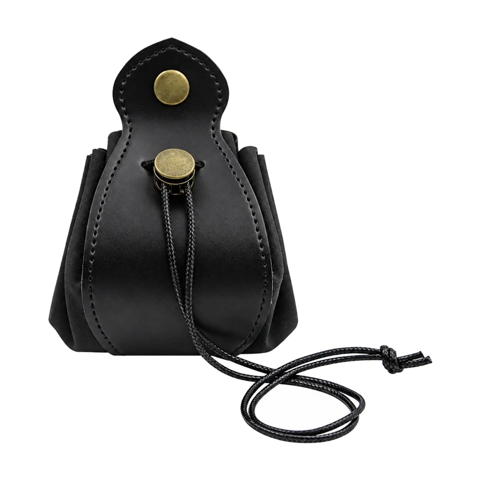 Leather Dice Pouch Compact Leather Organizer Tray Pouch Dice Bag Portable Lightweight for Tabletop Gamers, Travel