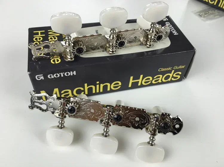 GOTOH 35G350 Silver Classical Guitar Machine Heads Tuners MADE IN JAPAN