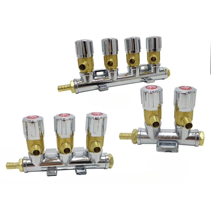 

Automotive sprinkler accessories, truck drip brake alloy water distributor assembly, copper ball valve, drain valve switch,