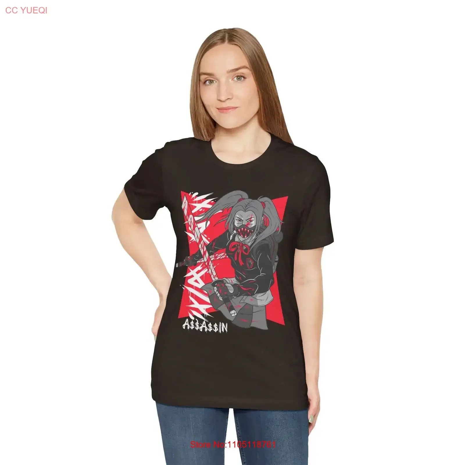 Kitana Girl Assassin T Shirt Mortal Kombat Jersey Gamer vintage Washed homme Versatile Top For Everyday Wear Slightly