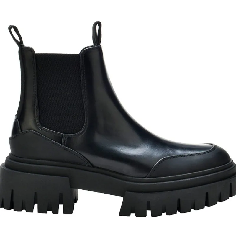 

Женские ботильоны из натуральной кожи, модная зимняя обувь на платформе, женские короткие ботинки, офисная женская обувь, размер 35-40