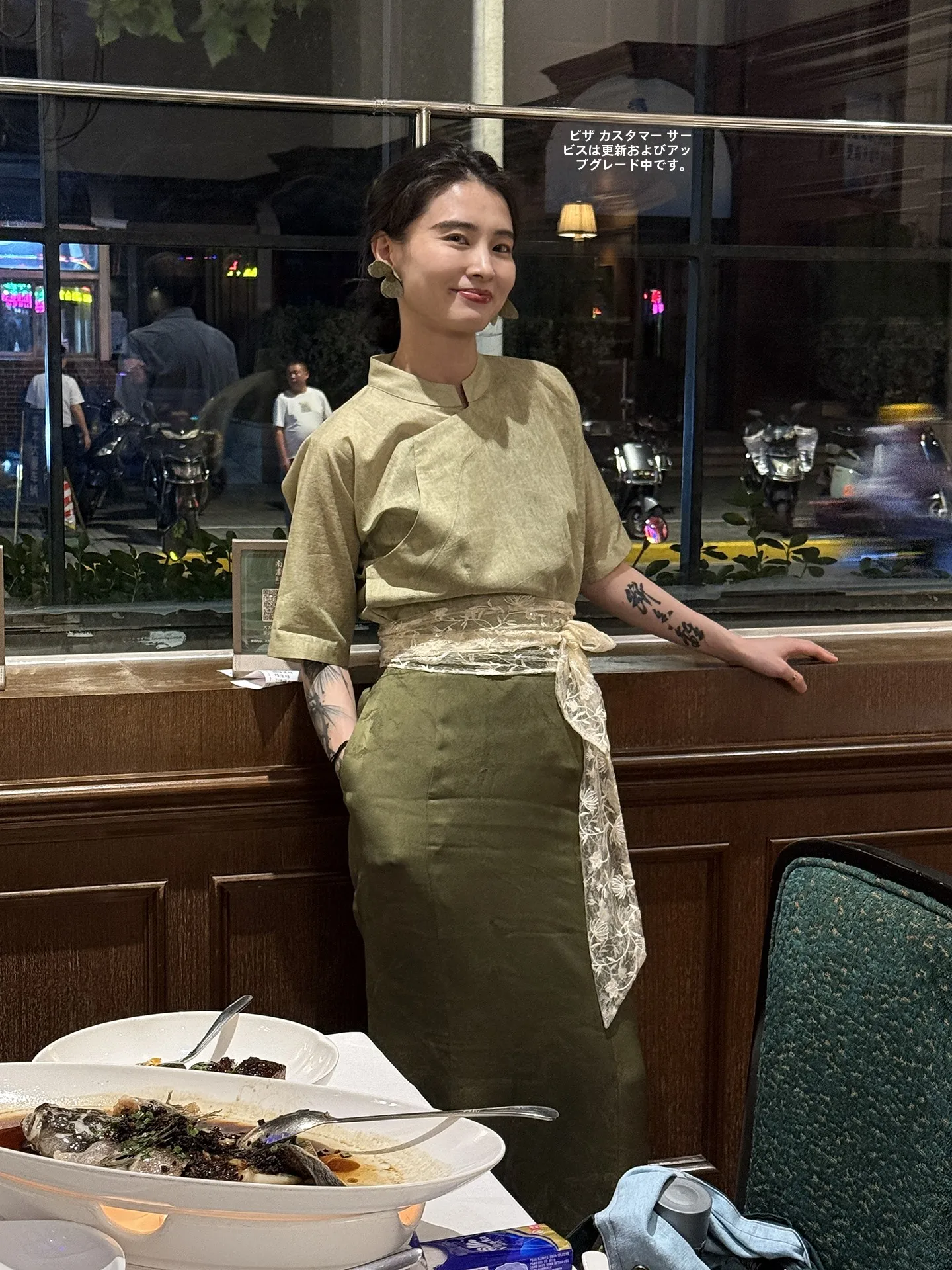 

Handmade Ancient Method Pure Color Long Skirt Short Sleeve Qipao Breathable Cotton Polyester Lusha Fabric Daily Wear Qipao