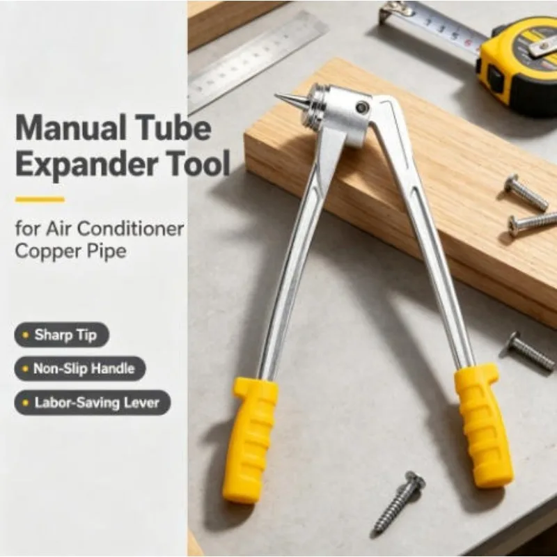 10‑42mm Lever Type Refrigeration Copper Tube Expander Manual Air Conditioner Copper Pipe Expanding Tool for HVAC Repair