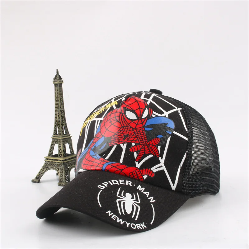 

New Marvel Boys' Duck Tongue Hat Spider Man Cartoon Children's Baseball Hat Children's Hat
