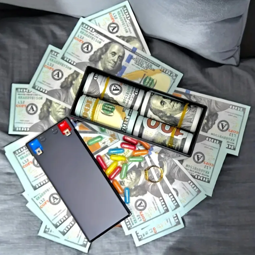 Battery-Shaped Safe with Combination Lock - Waterproof Plastic Storage Box for Jewelry, Money, and Valuables - Ideal Prank Gift,