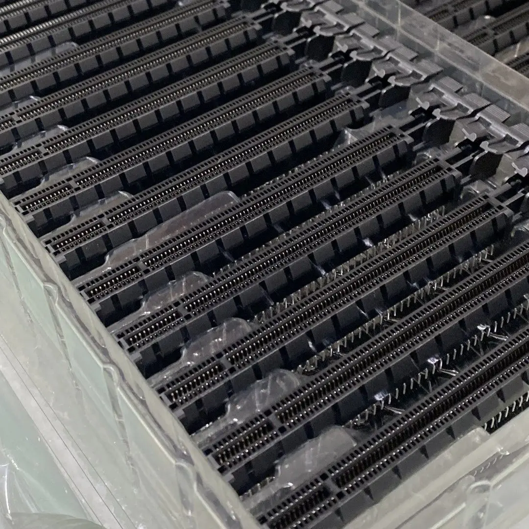 2-10PCS 164P 16x PCI-E Graphics Card Slot, Desktop Motherboard Socket, Fish-Tail Type, Desktop Motherboard