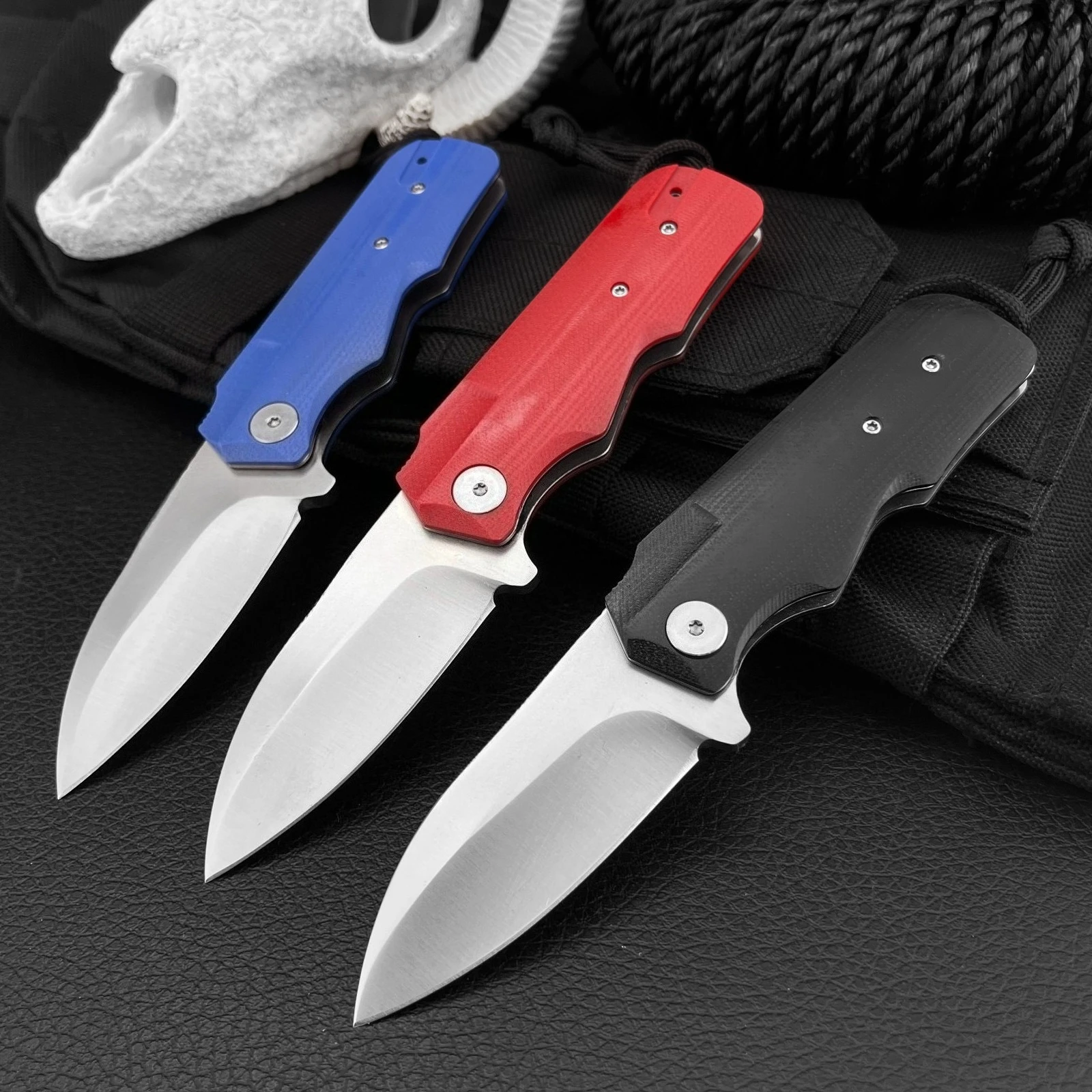 

Складной карманный нож High-Hardness Jungle Expedition 6520 с лезвием из стали 8Cr13MoV и рукоятью G10 для повседневного ношения, походов, кемпинга и тактических задач