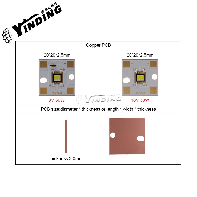 1 pz 6550 30W LED ad alta potenza diodo luminescente 6000K luce bianca fredda auto faro sorgente luminosa auto led doppia lente stoppino