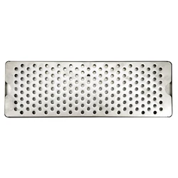 Kegland PUNCHED KEGLAND STAINLESS STEEL COUNTER TOP DRIP TRAY (50CM)  beer brewing