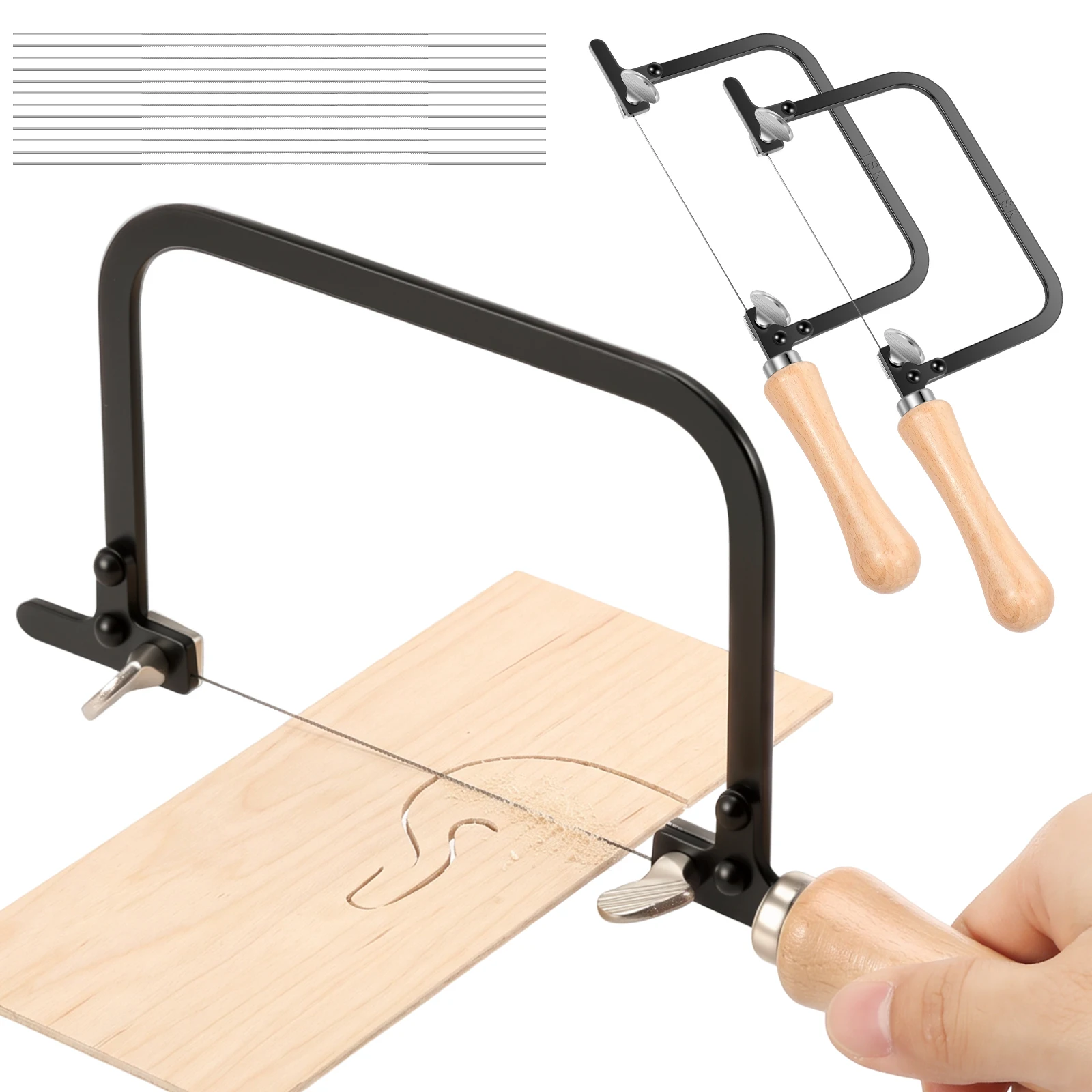 Hacksaw - 2 Buah Set Gergaji Ukir Baja