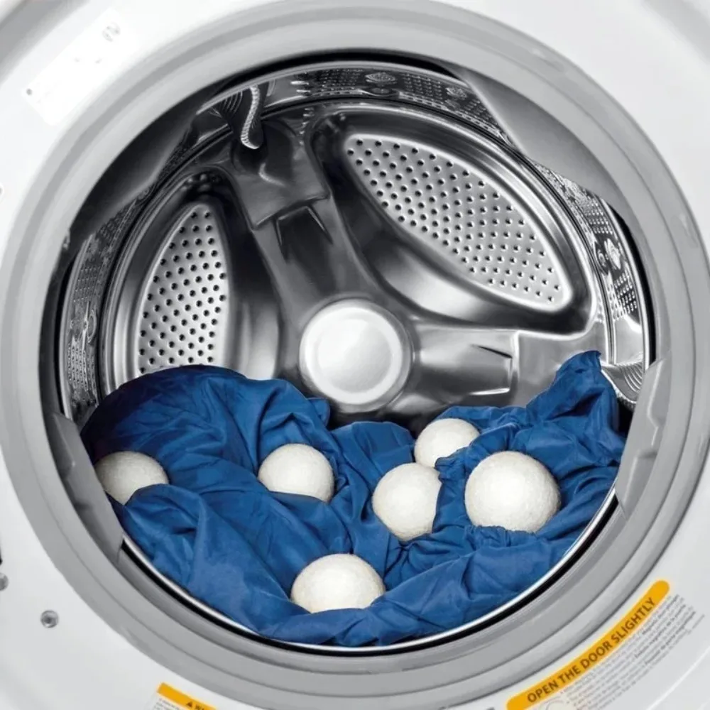Reusable Wool Dryer Balls 5cm – Natural Laundry Softener for Tumble Dryers Eco-Clothes Drying Machine Accessories