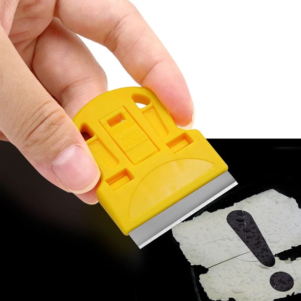 Scraper With Steel Plastic Blade One-Sided Painting Scraper Holder Handle Standard Window Tinting Scraper Tool