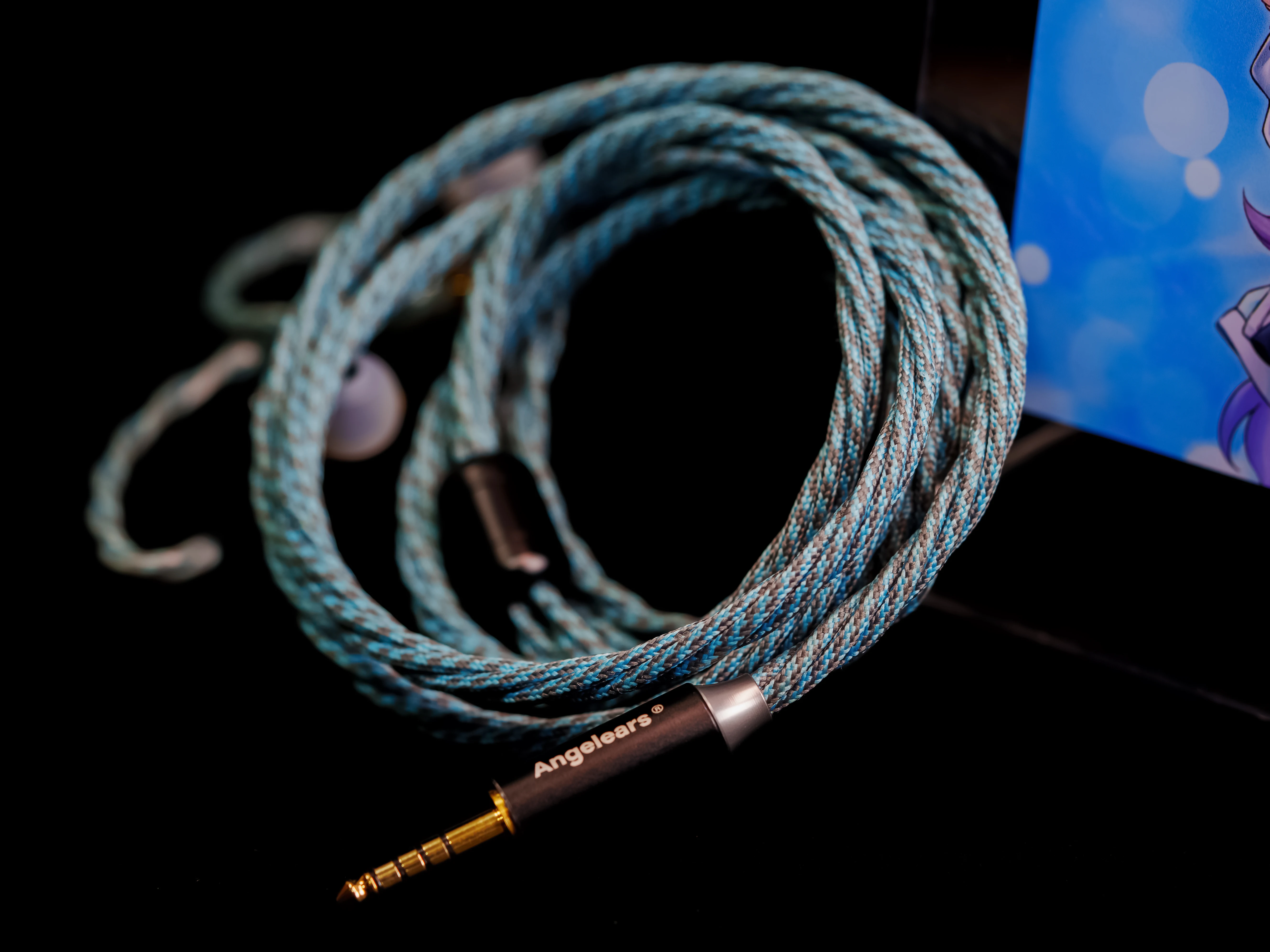 Angelears abysal 7N OCC kabel słuchawki hi-fi 3.5/4.4mm 0.78 2Pin do odwagi Yume Winter ultra P5 P8 SA6