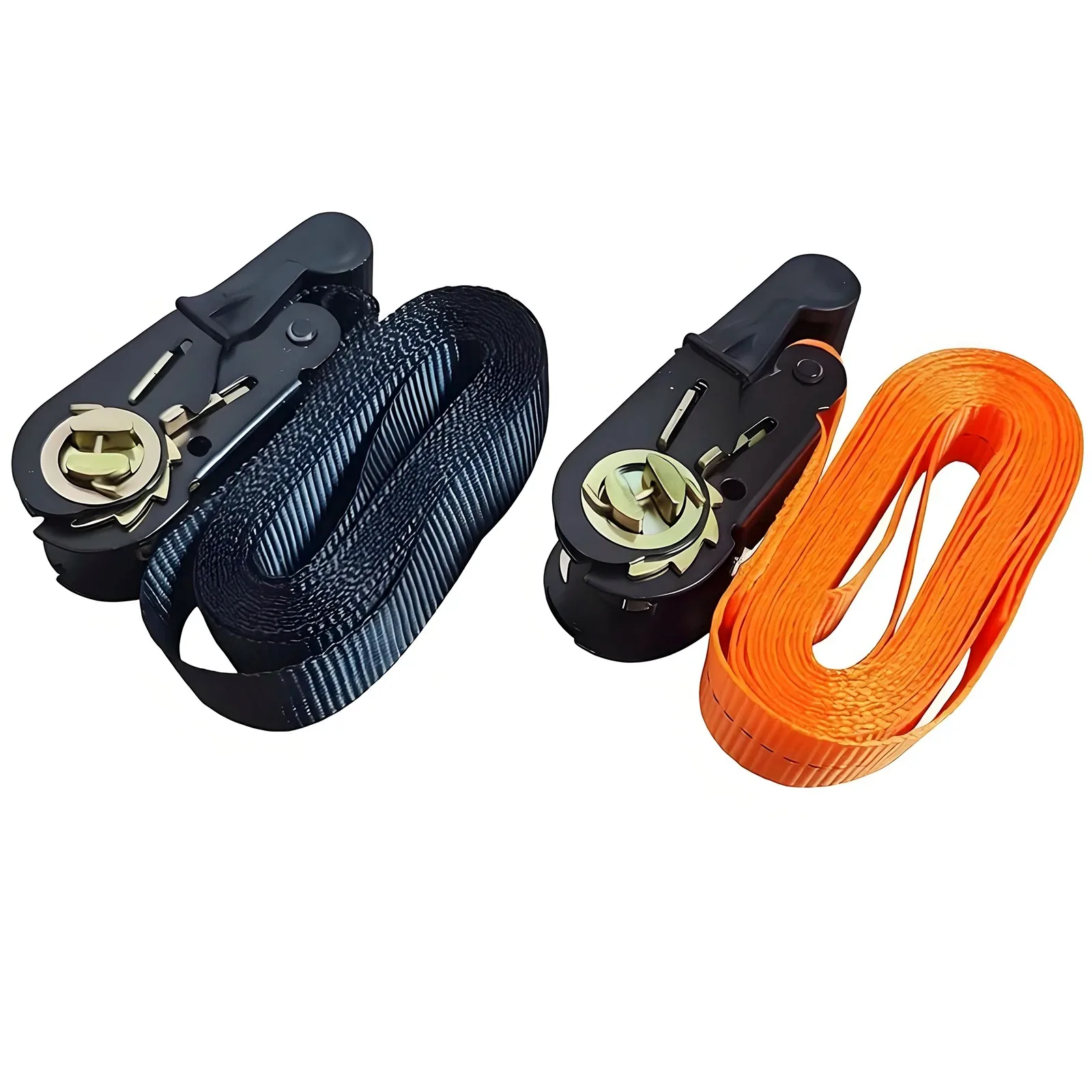 5m Cargo Strap Ratchet Tensioner Freight Car Fixed Tightener Tighten Rope For Luggage Goods Transportation Outdoor Camping