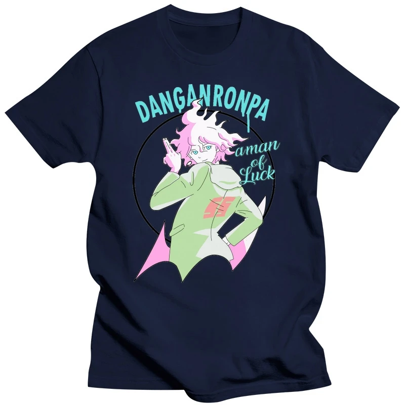 Men tshirt  Nagito Komaeda   A Man Of Luck   Danganronpa   T Shirt(1) Printed T-Shirt tees top