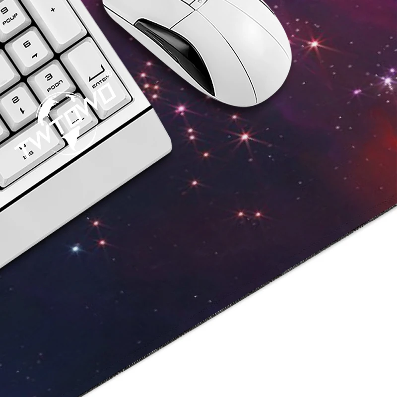 Space Starry Sky Mouse Pad Gaming XL Home Mousepad XXL keyboard pad Natural Rubber Soft Office Office Accessories Table Mat