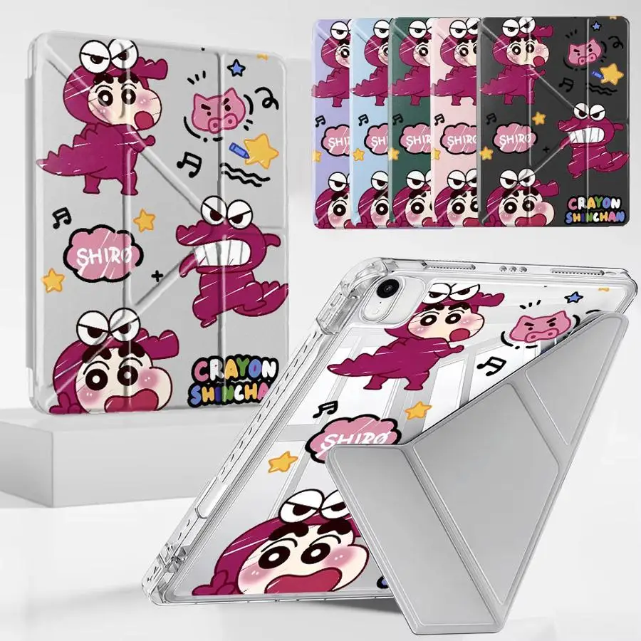 

Cartoon C-rayon Cute S-hinchan Tablet Case For iPad Pro 2025 Air 4 5 M3 M2 1 2 M4 11inch Pro 11th 10th 9th 8th 7th 12.9inch Mini