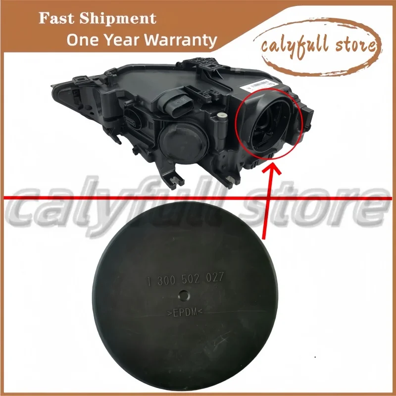1300502030 Headlamp Bulb Extension Seal Back Dustproof Cap Lid Headlight Dust Cover For VW Tiguan Passat CC Allspace Touran