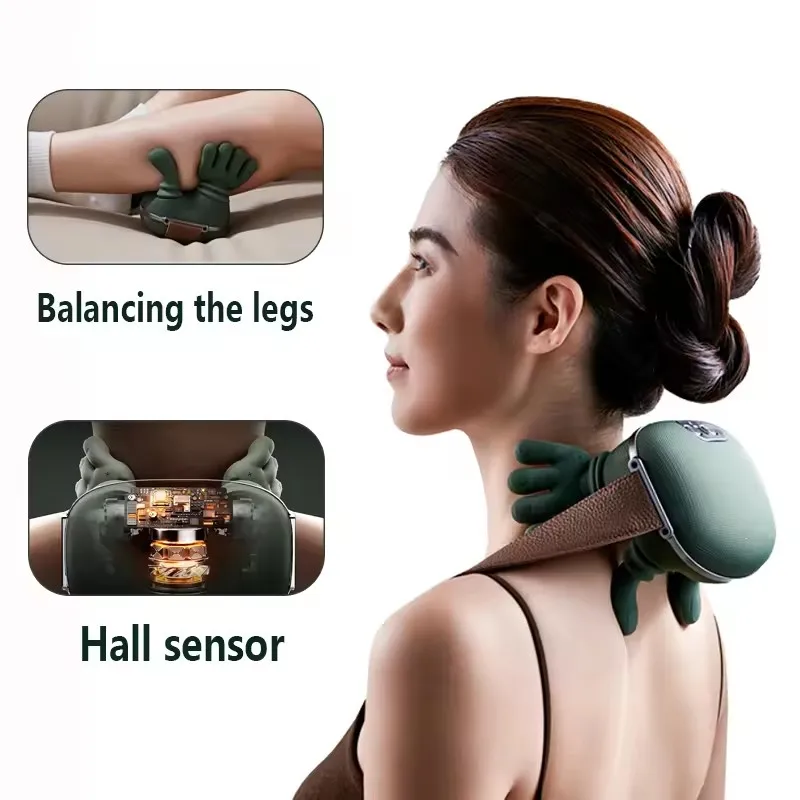 

Bionic Finger Pressure Neck Massager Back and Shoulder Massager Electric Kneading Neck Deep Massage Muscle Relax