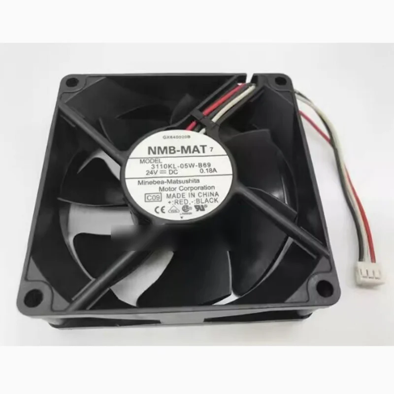 

Новый вентилятор охлаждения NMB 3110KL-05W-B69 24В 0.18А 3-контактный # QW