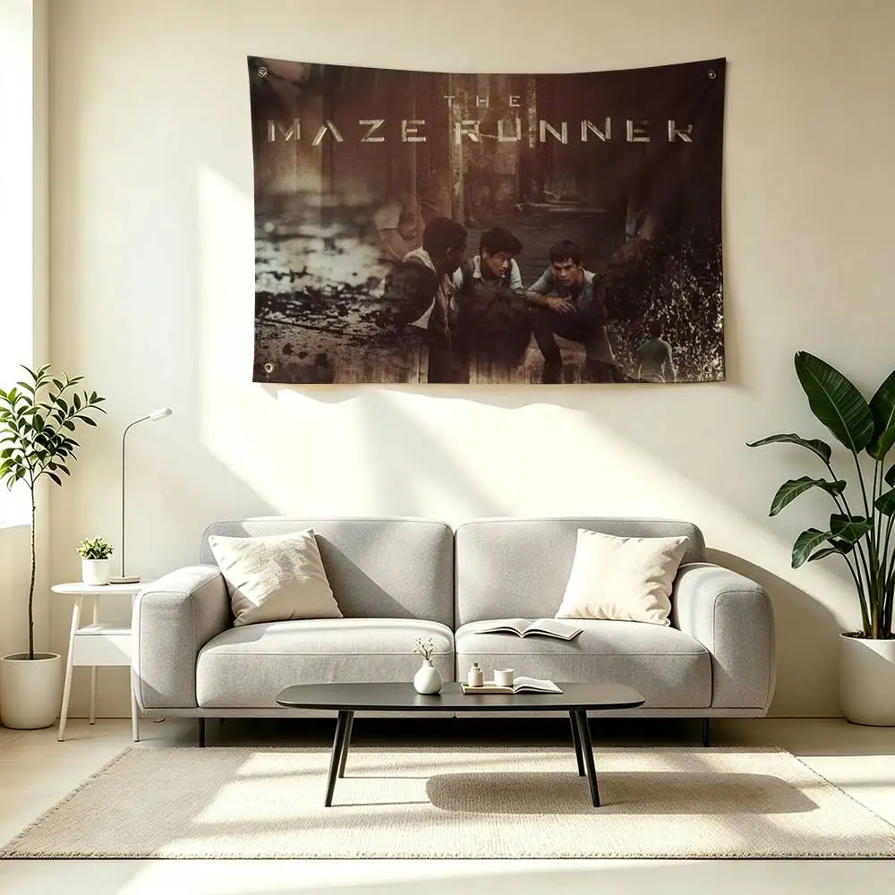T-The Maze Runner Sci-Fi Movie  Flag Suitable For Party Club Outdoor Interior Wall Decoration Banner Fans Gift