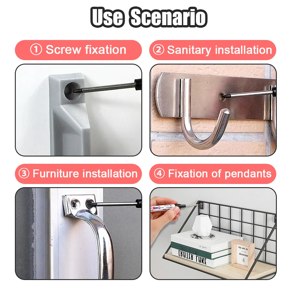 1/3/8 قطعة طويل رئيس بمناسبة القلم 32 مللي متر خاص بمناسبة القلم ل متعددة الأغراض ثقب عميق مقاوم للماء للحمام النجارة الديكور