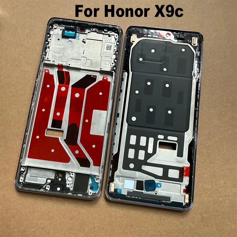 For Huawei Honor X9c 5G LCD Faceplate Front Frame Chassis Middle Housing Bezel Smartphone Repair Parts